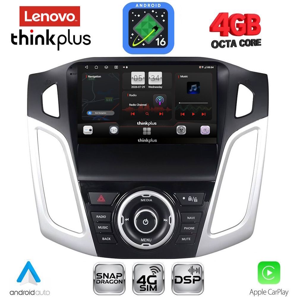 LENOVO LTG 7157_CPA (9inc) MULTIMEDIA TABLET for FORD FOCUS mod. 2011-2018