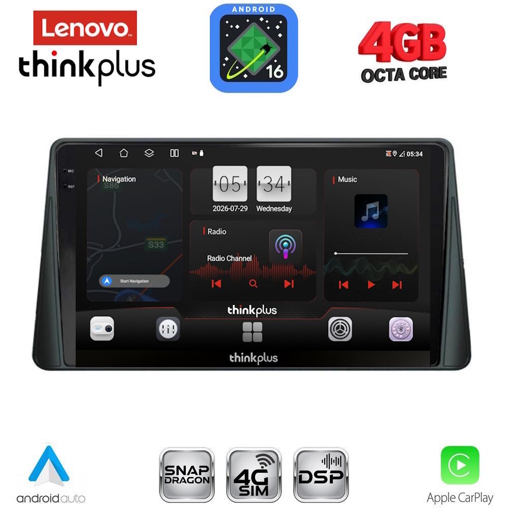 LENOVO LTG 7158_CPA (9inc) MULTIMEDIA TABLET for FORD FOCUS mod. 2019-2025