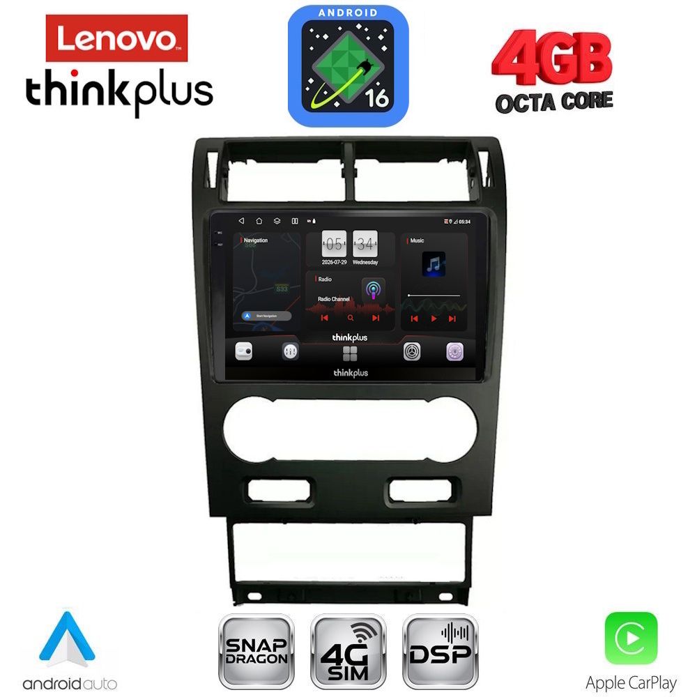 LENOVO LTG 7161A_CPA (9inc) MULTIMEDIA TABLET for FORD MONDEO mod. 2003-2006