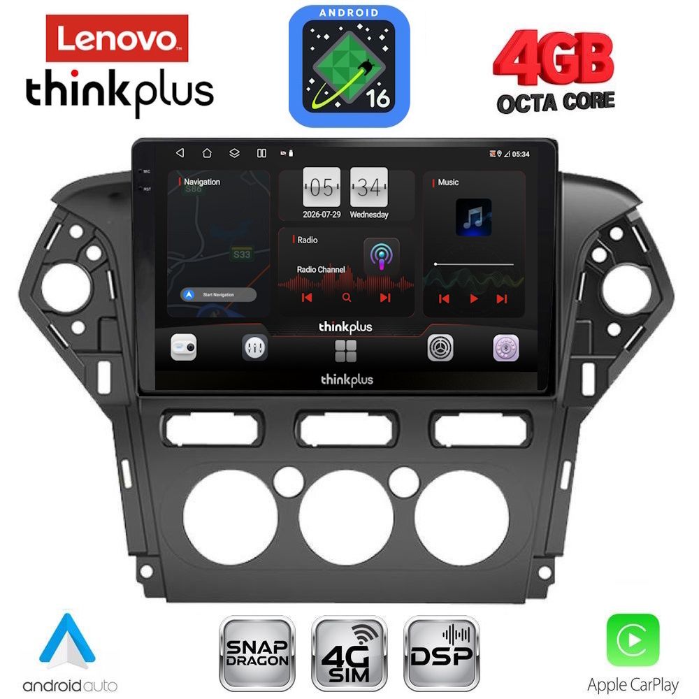 LENOVO LTG 7163_CPA A/C (10inc) MULTIMEDIA TABLET for FORD MONDEO mod. 2011-2013