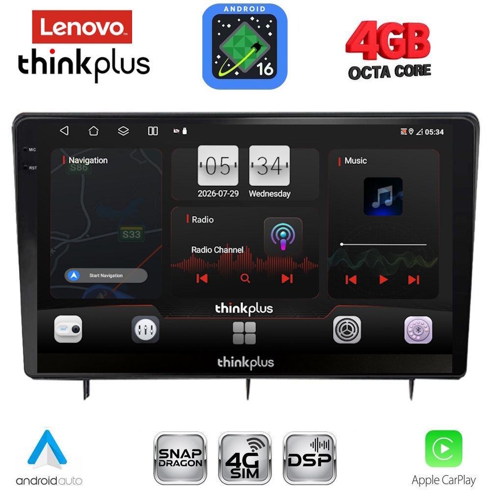 LENOVO LTG 7192_CPA (10inc) MULTIMEDIA TABLET for HONDA CIVIC mod. 2022-2026