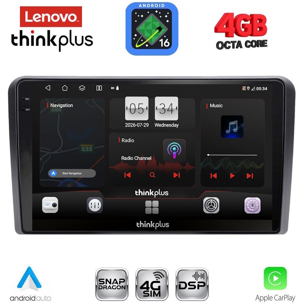 LENOVO LTG 7213_CPA (10inc) MULTIMEDIA TABLET for HONDA JAZZ mod. 2019-2026