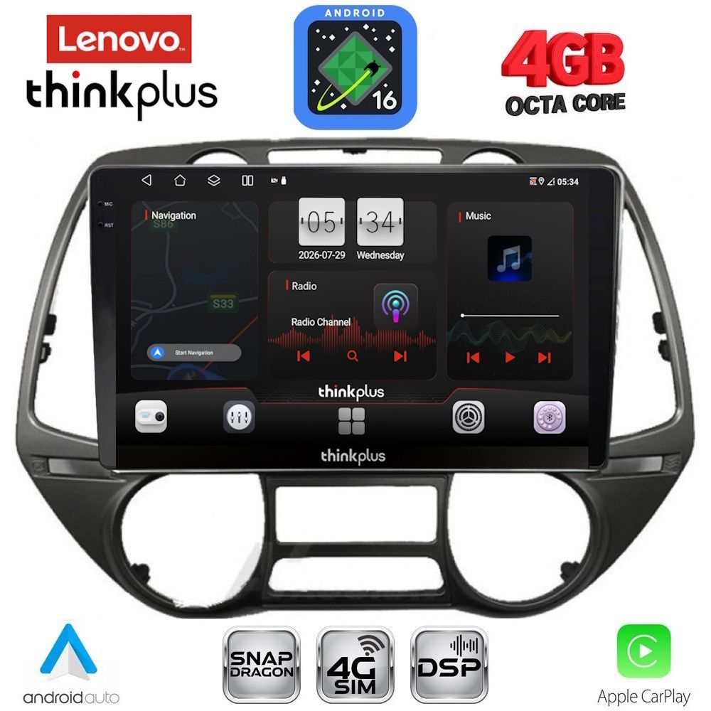 LENOVO LTG 7226_CPA (9inc) MULTIMEDIA TABLET for HYUNDAI i20 mod. 2008-2014