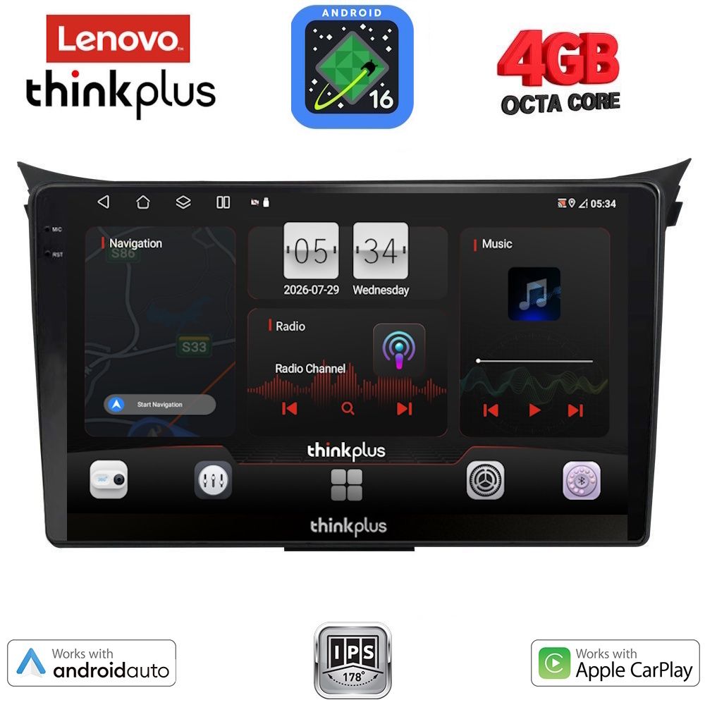 LENOVO LTG 7232_CPA (9inc) MULTIMEDIA TABLET for HYUNDAI i30 mod. 2012-2017