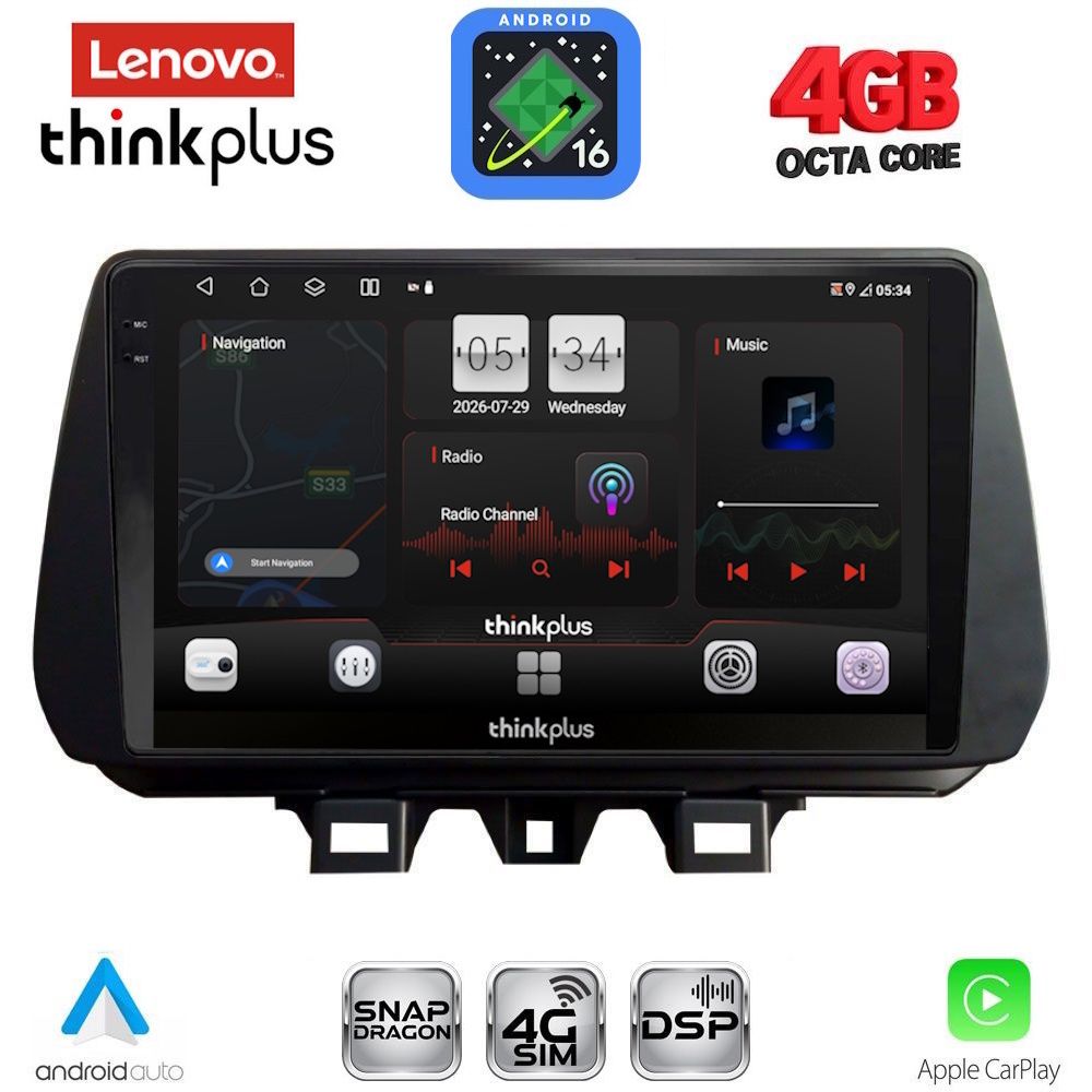 LENOVO LTG 7244_CPA (9inc) MULTIMEDIA TABLET for HYUNDAI TUCSON mod. 2019-2023