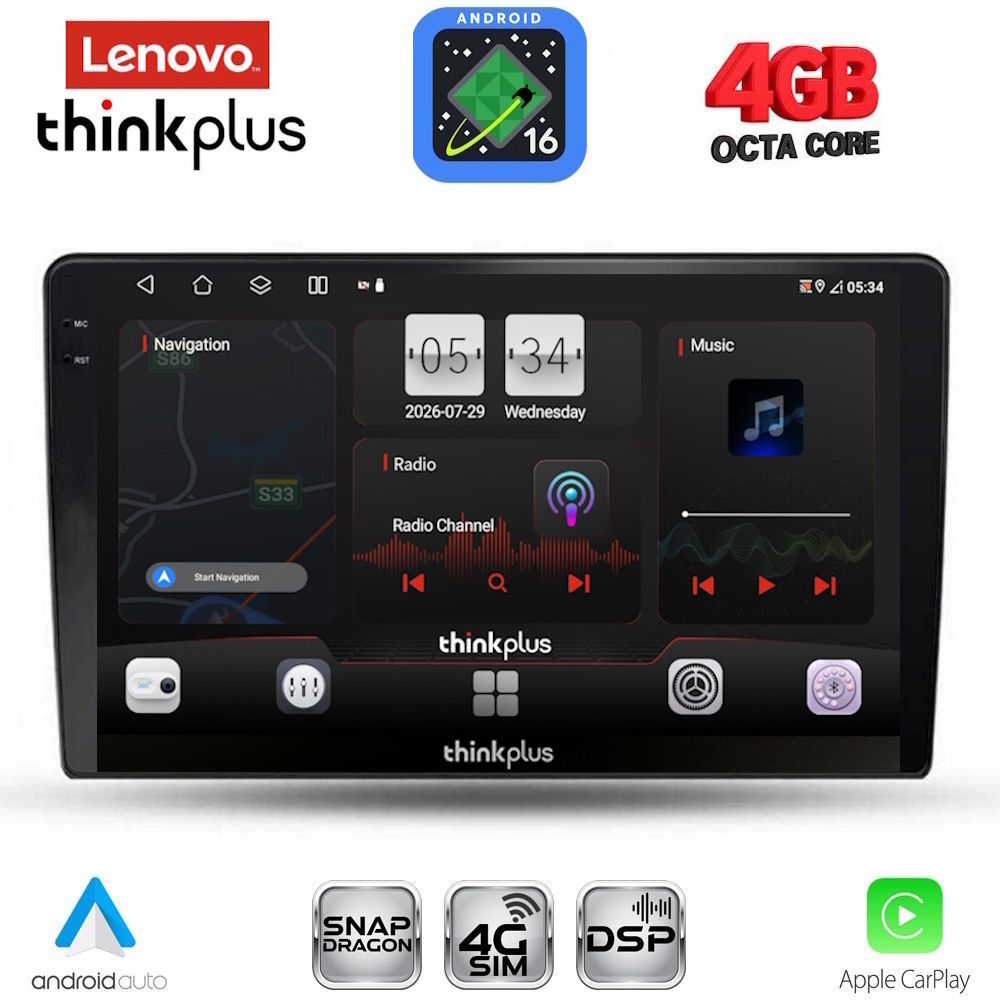 LENOVO LTG 7300_CPA (9inc) MULTIMEDIA TABLET for KIA CEED mod. 2006-2009