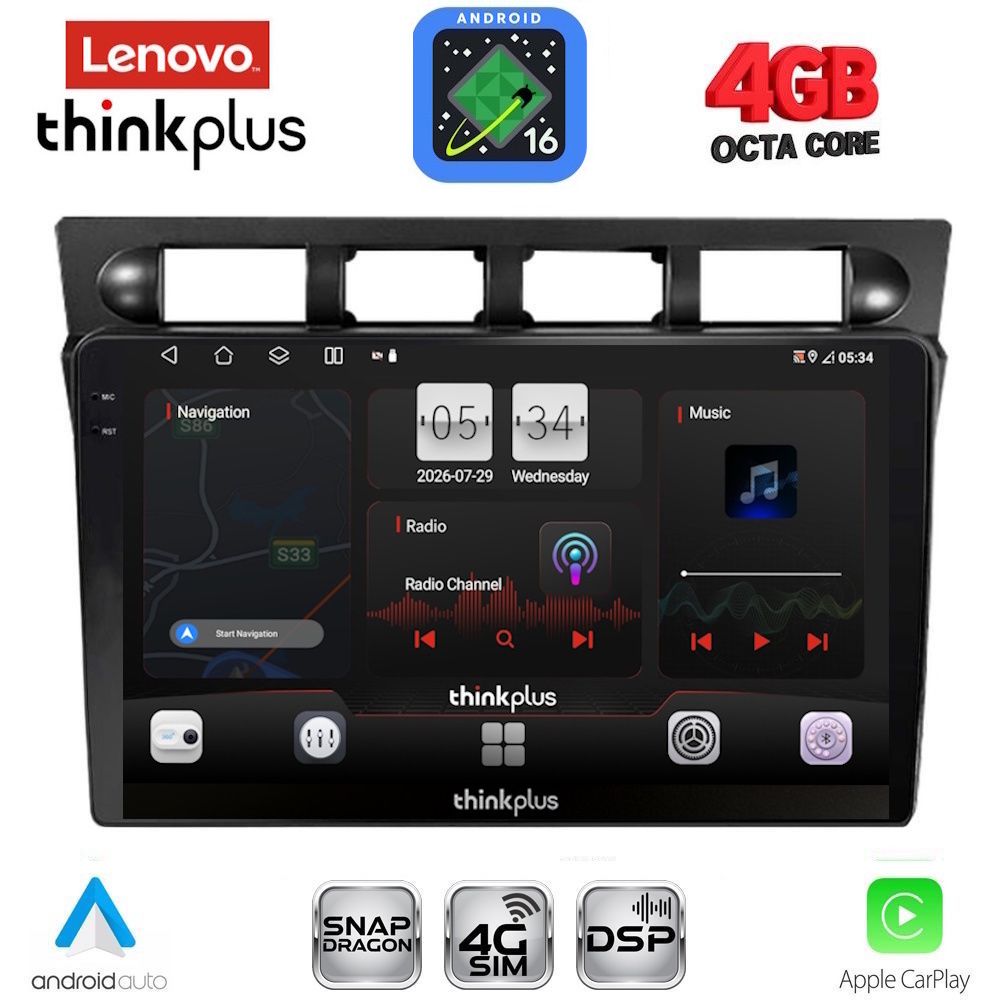 LENOVO LTG 7306_CPA (9inc) MULTIMEDIA TABLET for KIA PICANTO mod. 2004-2008