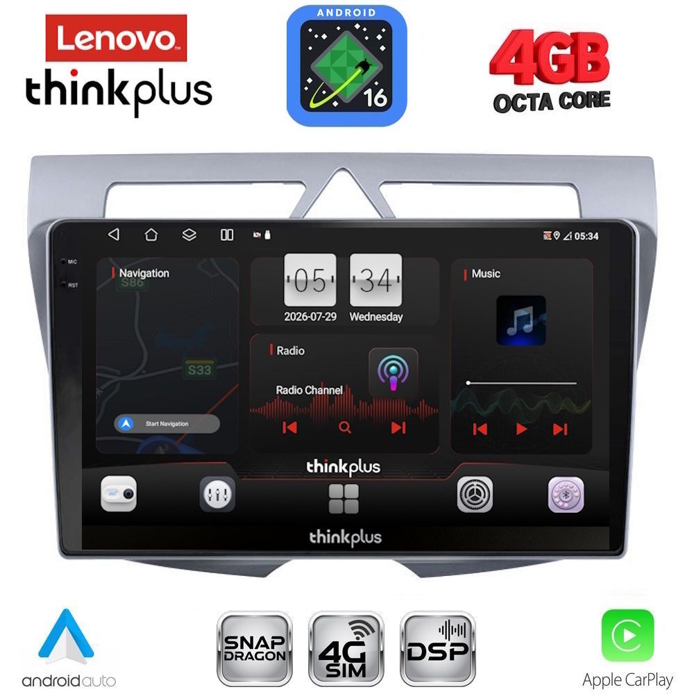 LENOVO LTG 7307_CPA (9inc) MULTIMEDIA TABLET for KIA PICANTO mod. 2008-2011