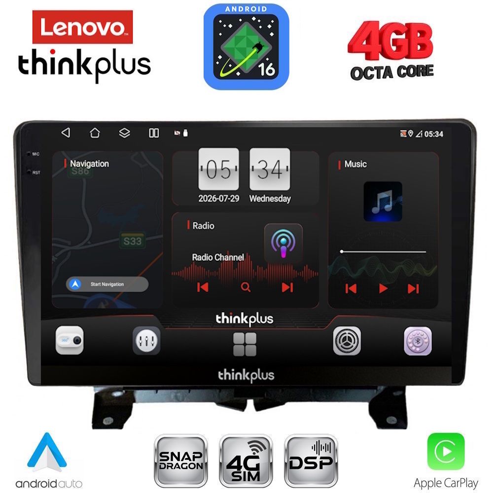 LENOVO LTG 7332_CPA (9inc) MULTIMEDIA TABLET for LAND ROVER DISCOVERY 3 - RANGE ROVER SPORT mod. 2004-2009