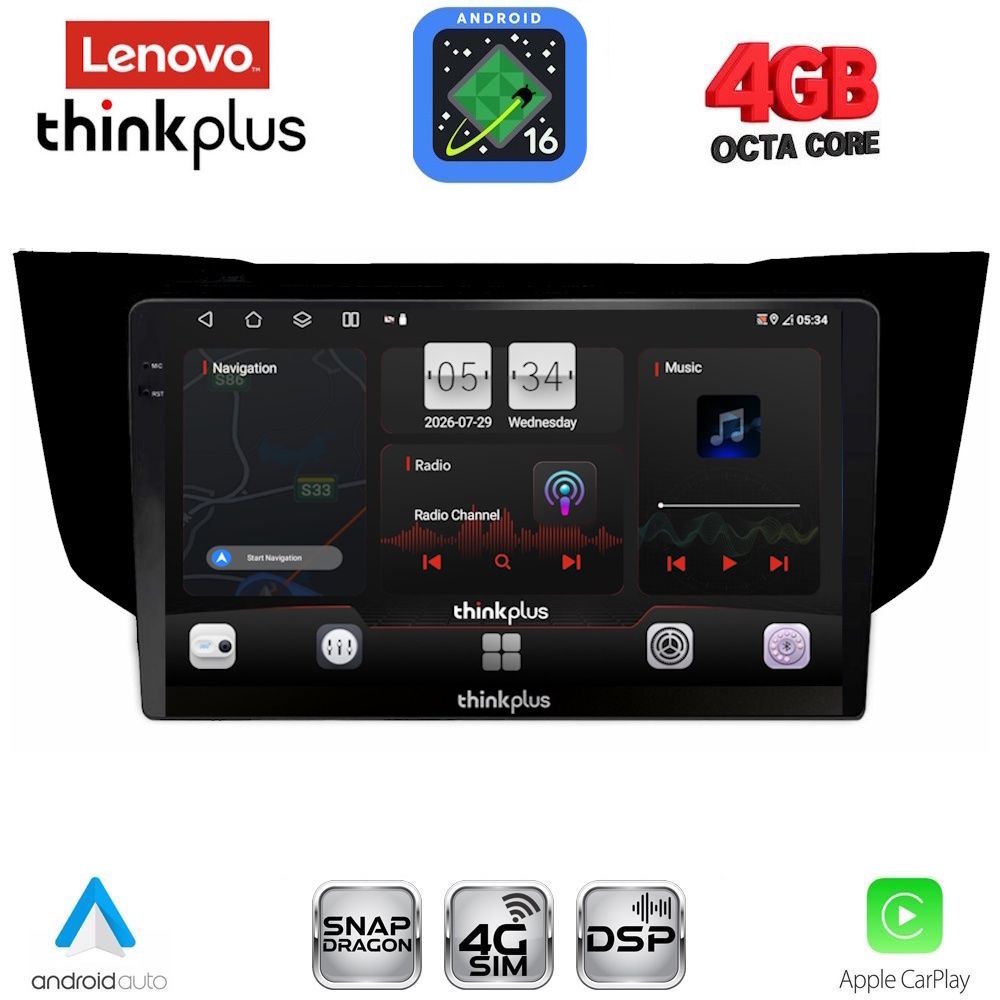 LENOVO LTG 7345BL_CPA (9inc) MULTIMEDIA TABLET for LEXUS RX 300 – 400 mod. 2003-2008