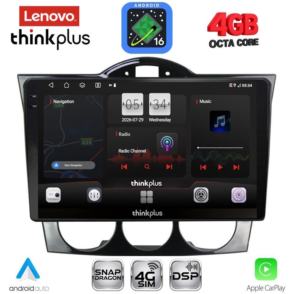 LENOVO LTG 7394_CPA (9inc) MULTIMEDIA TABLET for MAZDA RX8 mod. 2001-2008
