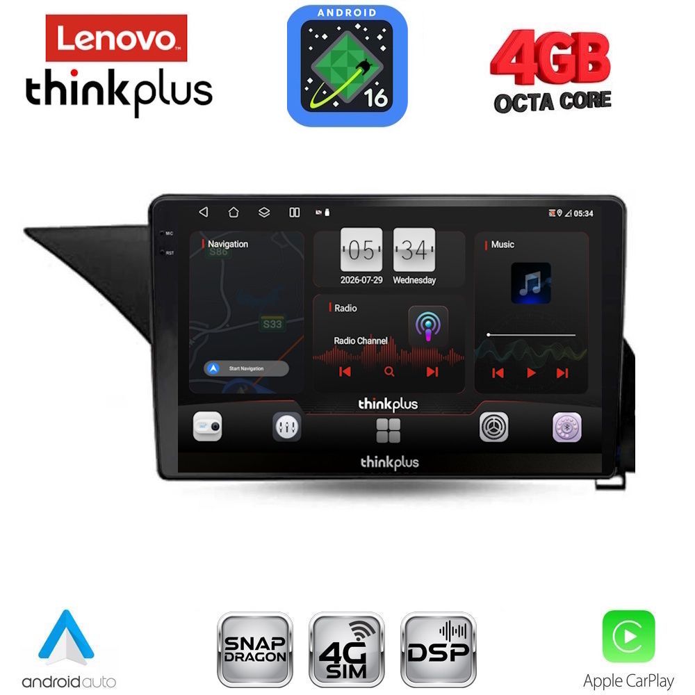 LENOVO LTG 7409_CPA (10inc) MULTIMEDIA TABLET for MERCEDES E (W212) mod. 2009-2016