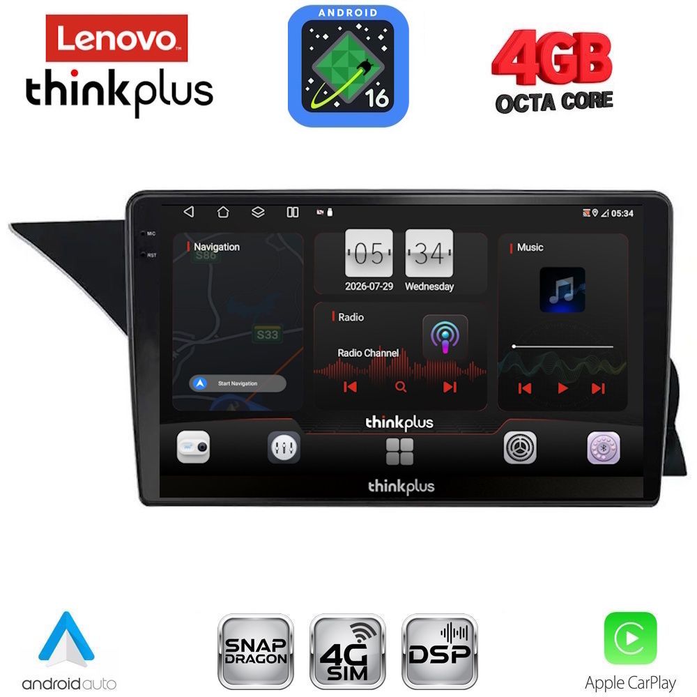 LENOVO LTG 7411_CPA (NTG 4.0) (9inc) MULTIMEDIA TABLET for MERCEDES GLK (X204) mod. 2008-2012