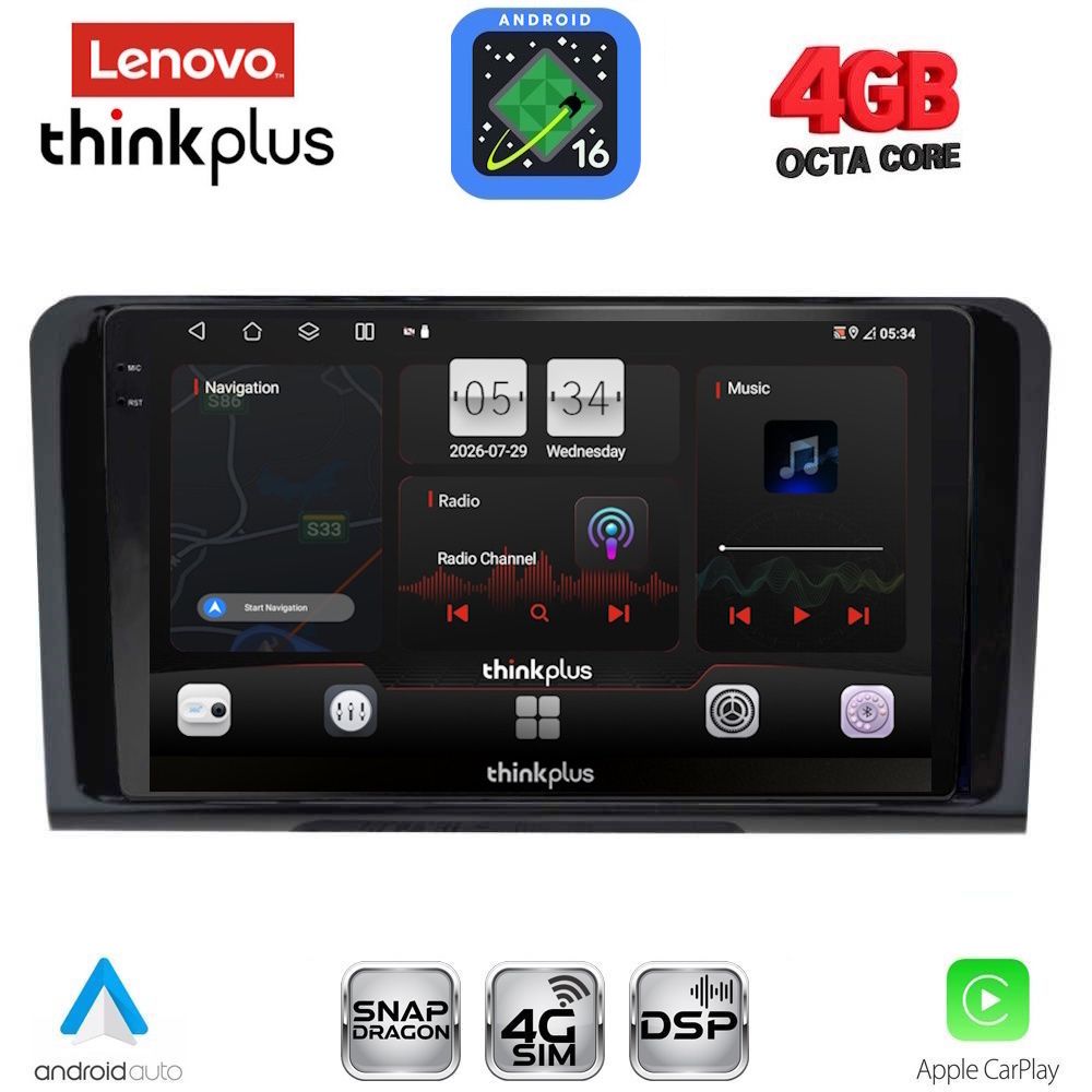 LENOVO LTG 7414_CPA (9inc) MULTIMEDIA TABLET for MERCEDES ML (W164) – GL (X164) mod. 2005-2011