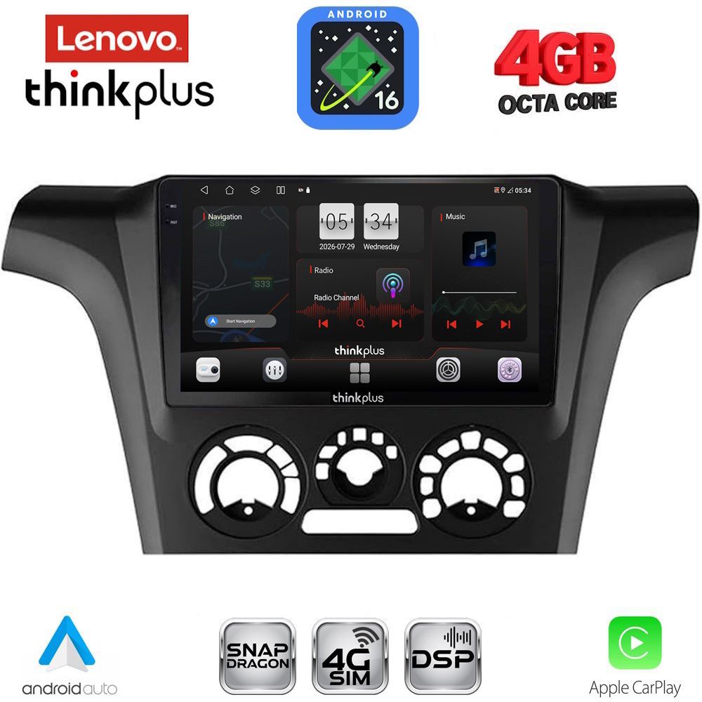 LENOVO LTG 7441AC_CPA (9inc) MULTIMEDIA TABLET for MITSUBISHI OUTLANDER mod. 2001-2005 with A/C
