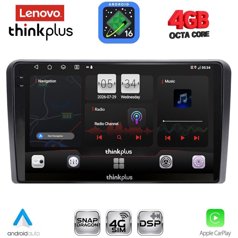 LENOVO LTG 7441_CPA (9inc) MULTIMEDIA TABLET for MITSUBISHI OUTLANDER mod. 2001-2005