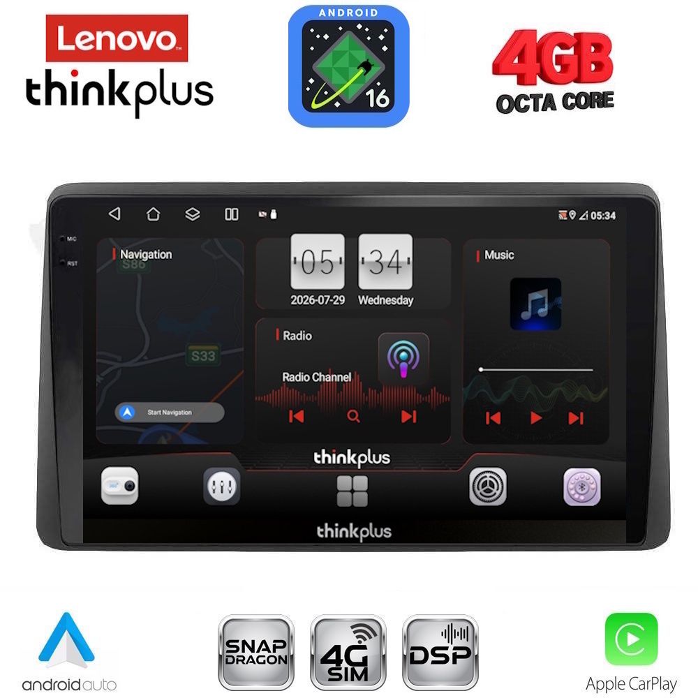 LENOVO LTG 7450_CPA (10inc) MULTIMEDIA TABLET for NISSAN NAVARA D22 mod. 1998-2004