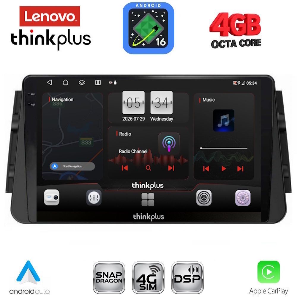 LENOVO LTG 7460_CPA (9inc) MULTIMEDIA TABLET for NISSAN MICRA mod. 2017-2025