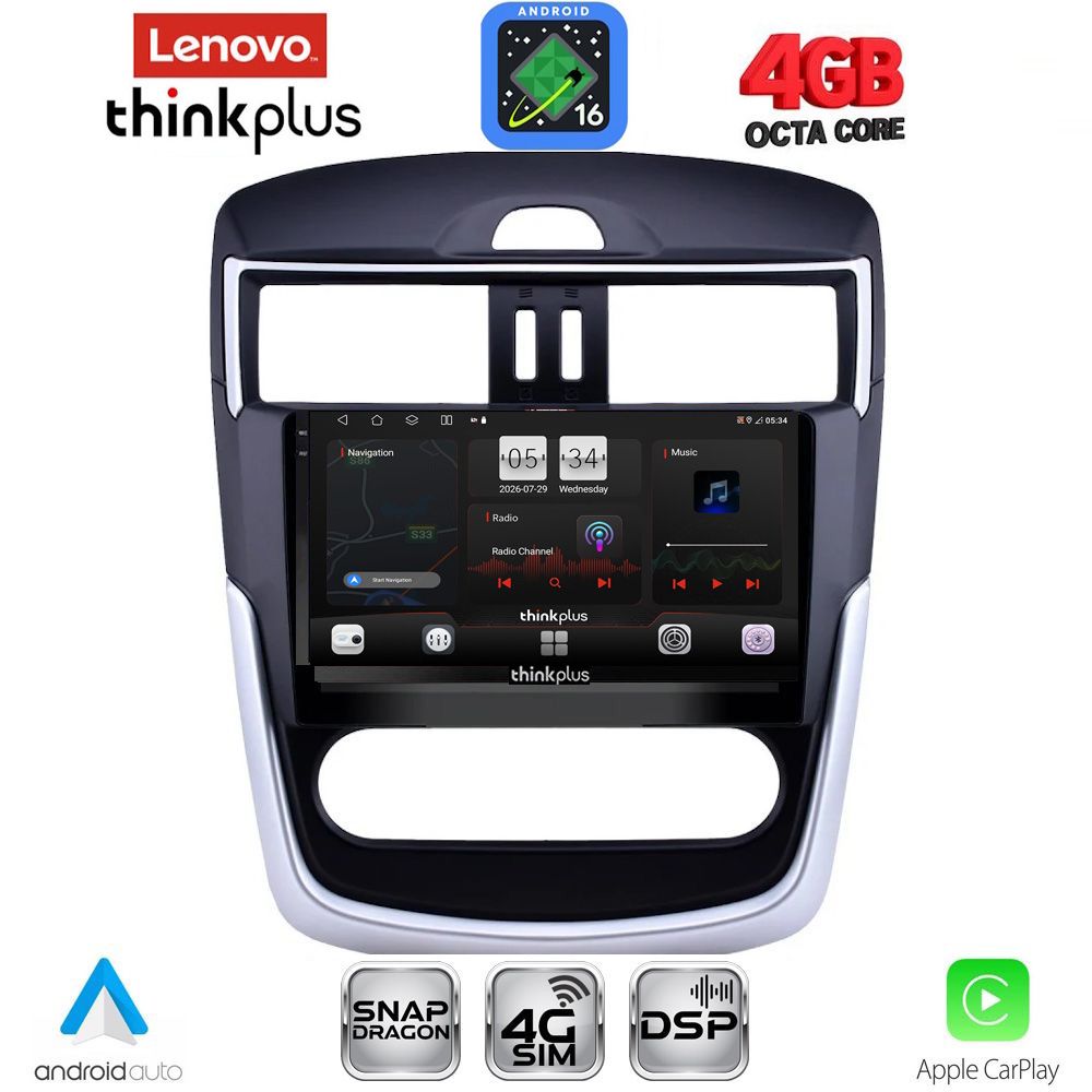 LENOVO LTG 7465B CL_CPA (9inc) MULTIMEDIA TABLET for NISSAN TIIDA mod. 2013-2023 with CLIMA
