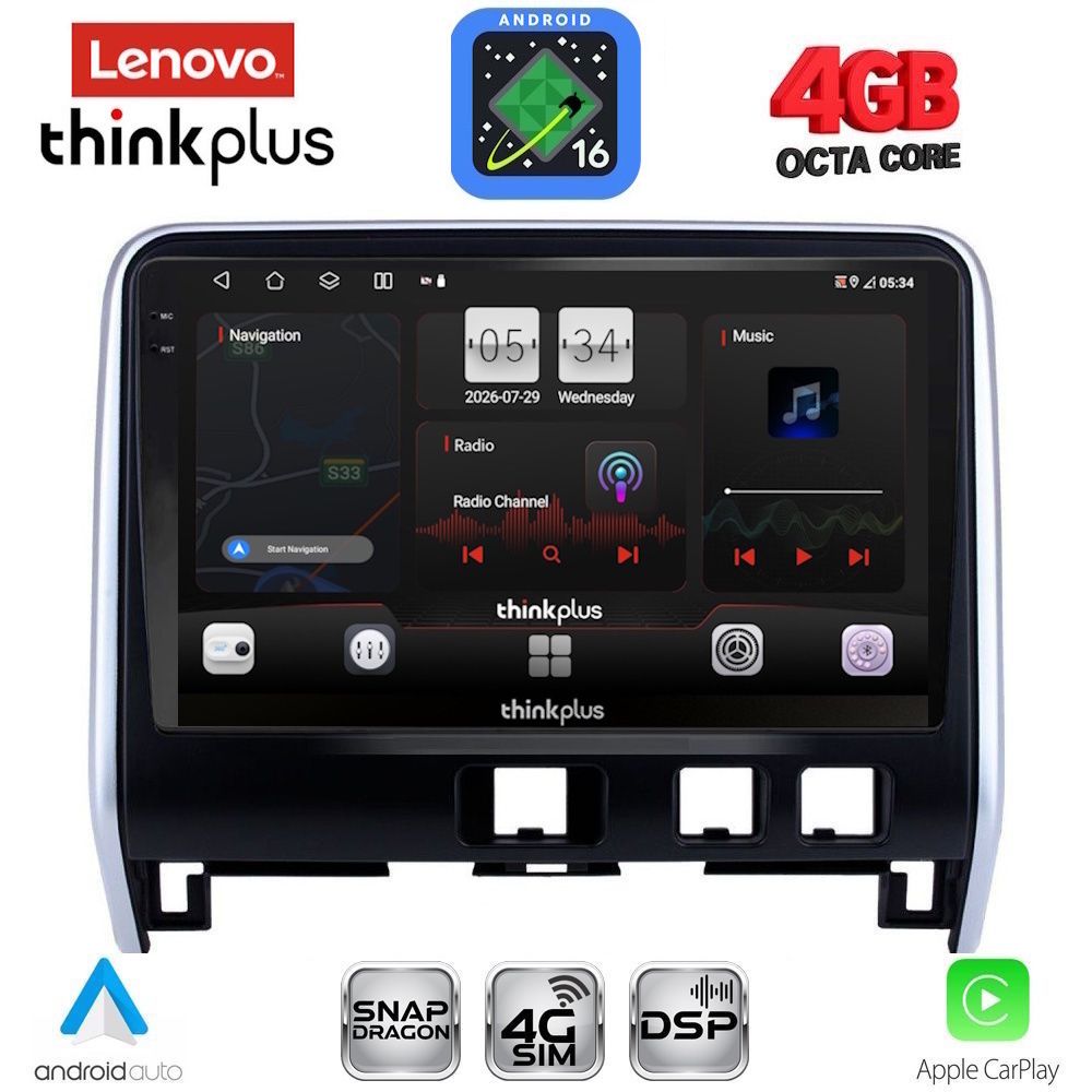 LENOVO LTG 7471_3B_CPA (10inc) MULTIMEDIA TABLET for NISSAN SERENA mod. 2016-2022