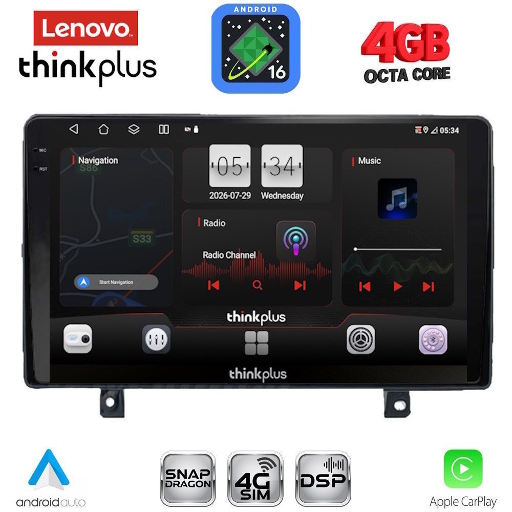 LENOVO LTG 7485_CPA (9inc) MULTIMEDIA TABLET for OPEL ASTRA H mod.2004-2010