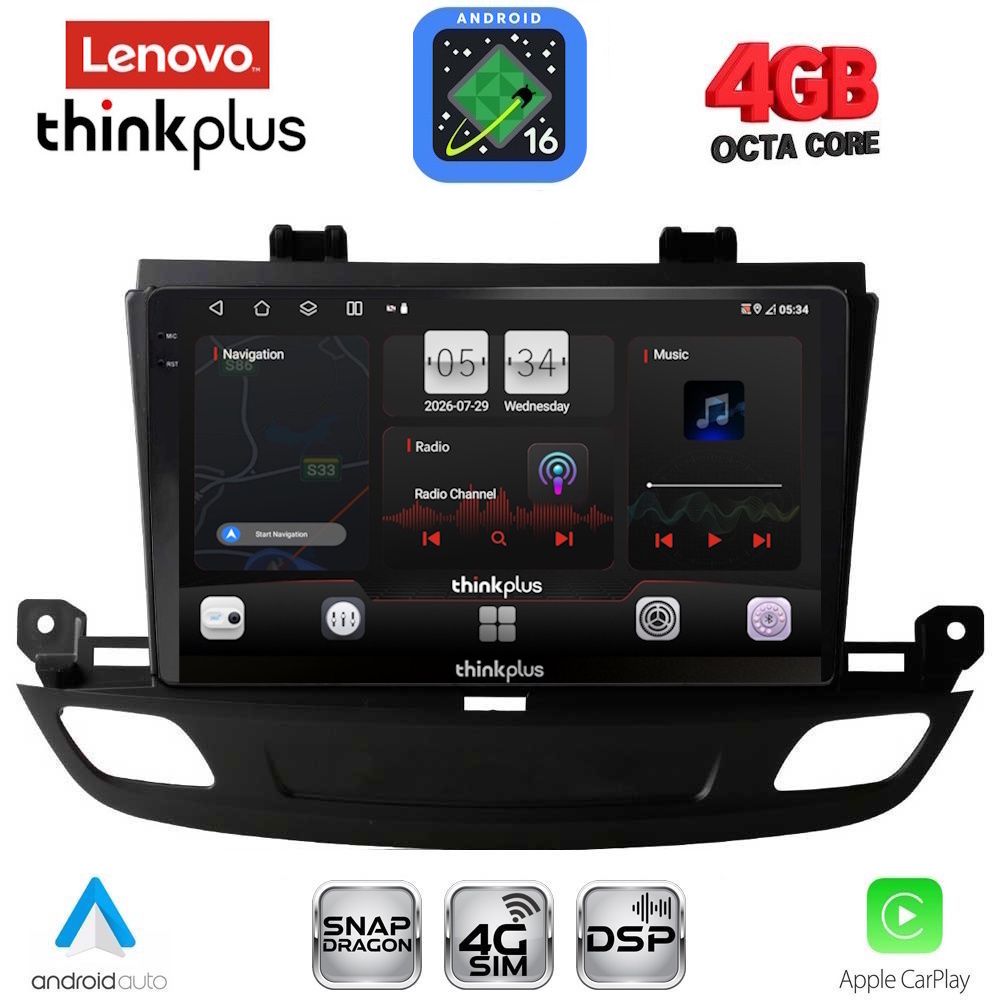 LENOVO LTG 7493_CPA (9inc) MULTIMEDIA TABLET for OPEL INSIGNIA mod. 2018-2024