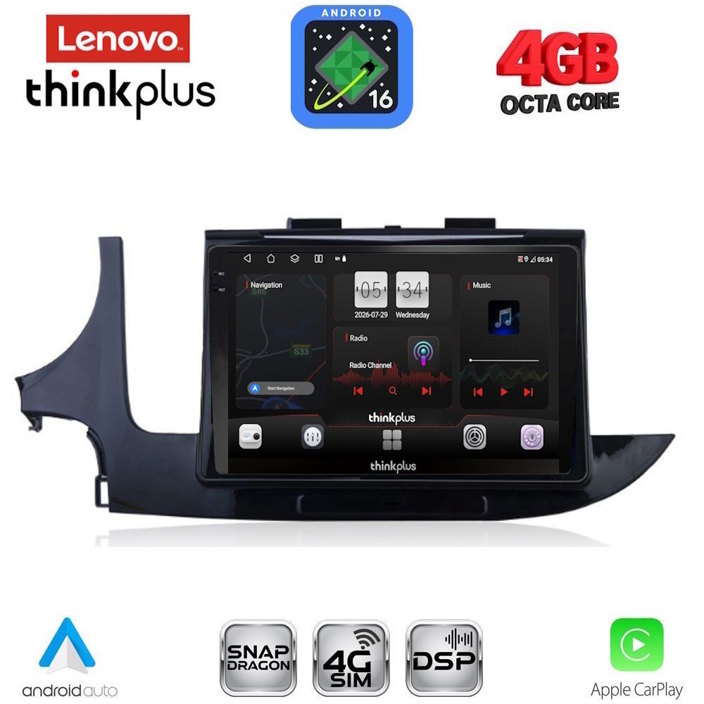 LENOVO LTG 7497_CPA (9inc) MULTIMEDIA TABLET for OPEL MOKKA mod. 2016-2021