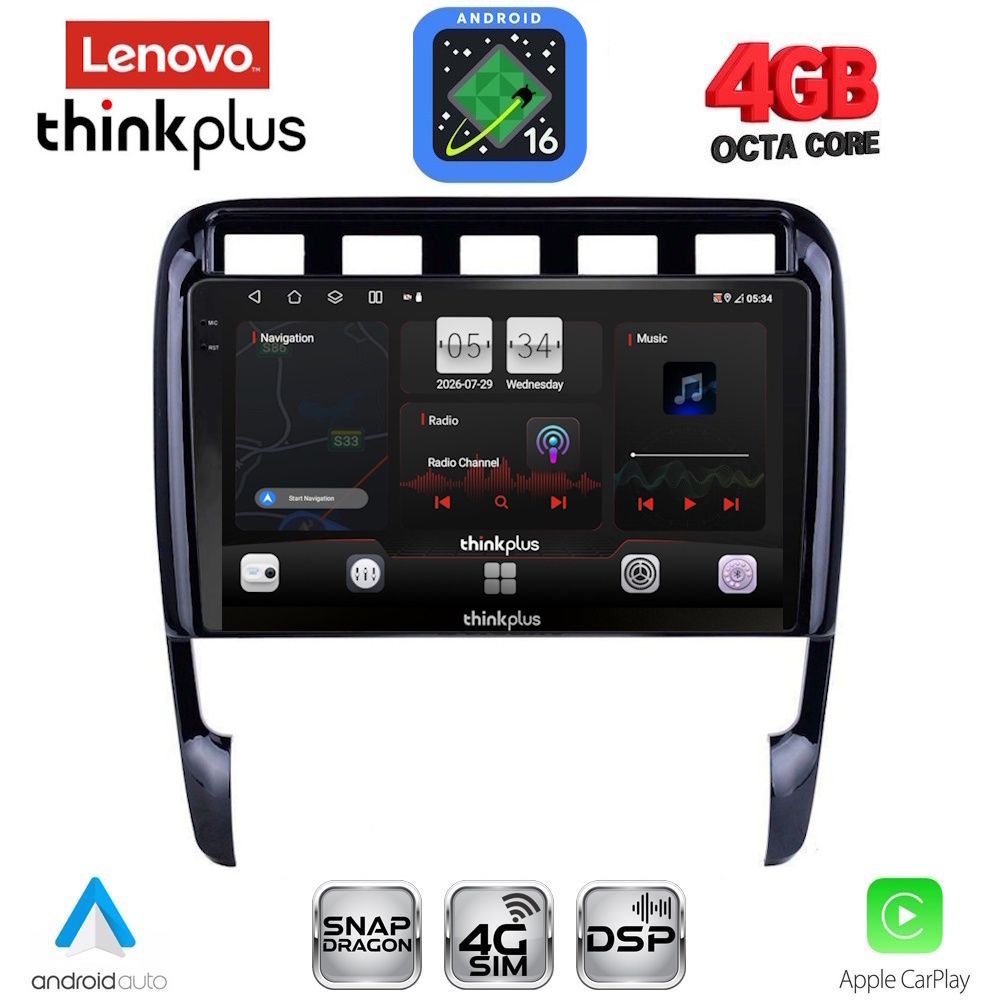 LENOVO LTG 7535_CPA (9inc) MULTIMEDIA TABLET for PORSCHE CAYENNE mod. 2002-2011