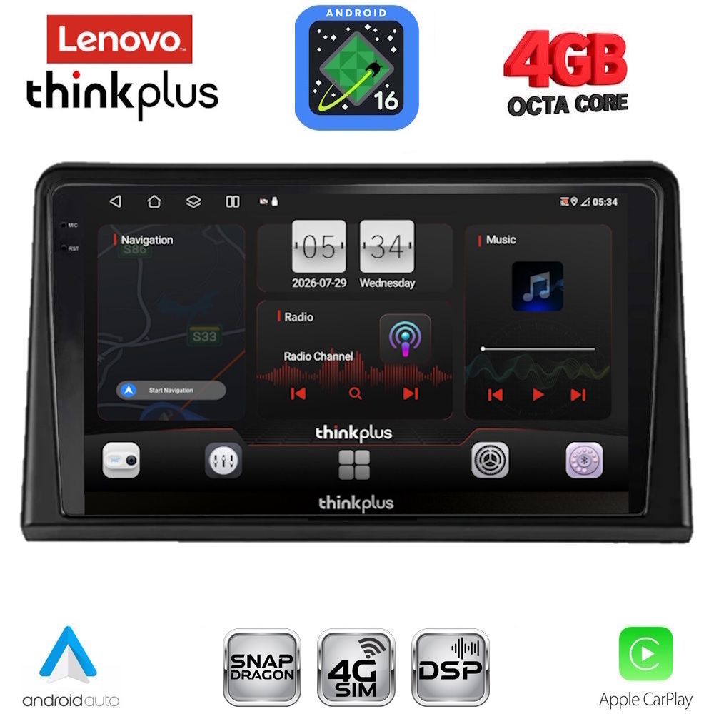 LENOVO LTG 7548_CPA (9inc) MULTIMEDIA TABLET for RENAULT EXPRESS mod. 2020-2026