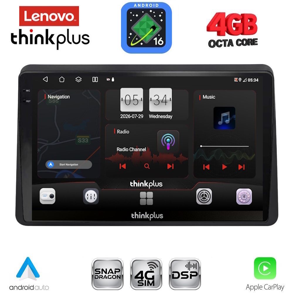 LENOVO LTG 7553_CPA (10inc) MULTIMEDIA TABLET for NISSAN NV400 – OPEL MOVANO – RENAULT MASTER mod. 2020-2026