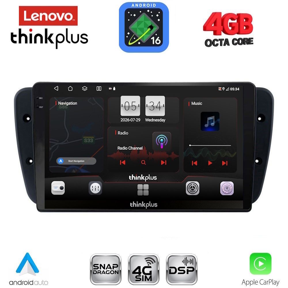 LENOVO LTG 7571_CPA (9inc) MULTIMEDIA TABLET for SEAT IBIZA mod. 2008-2015