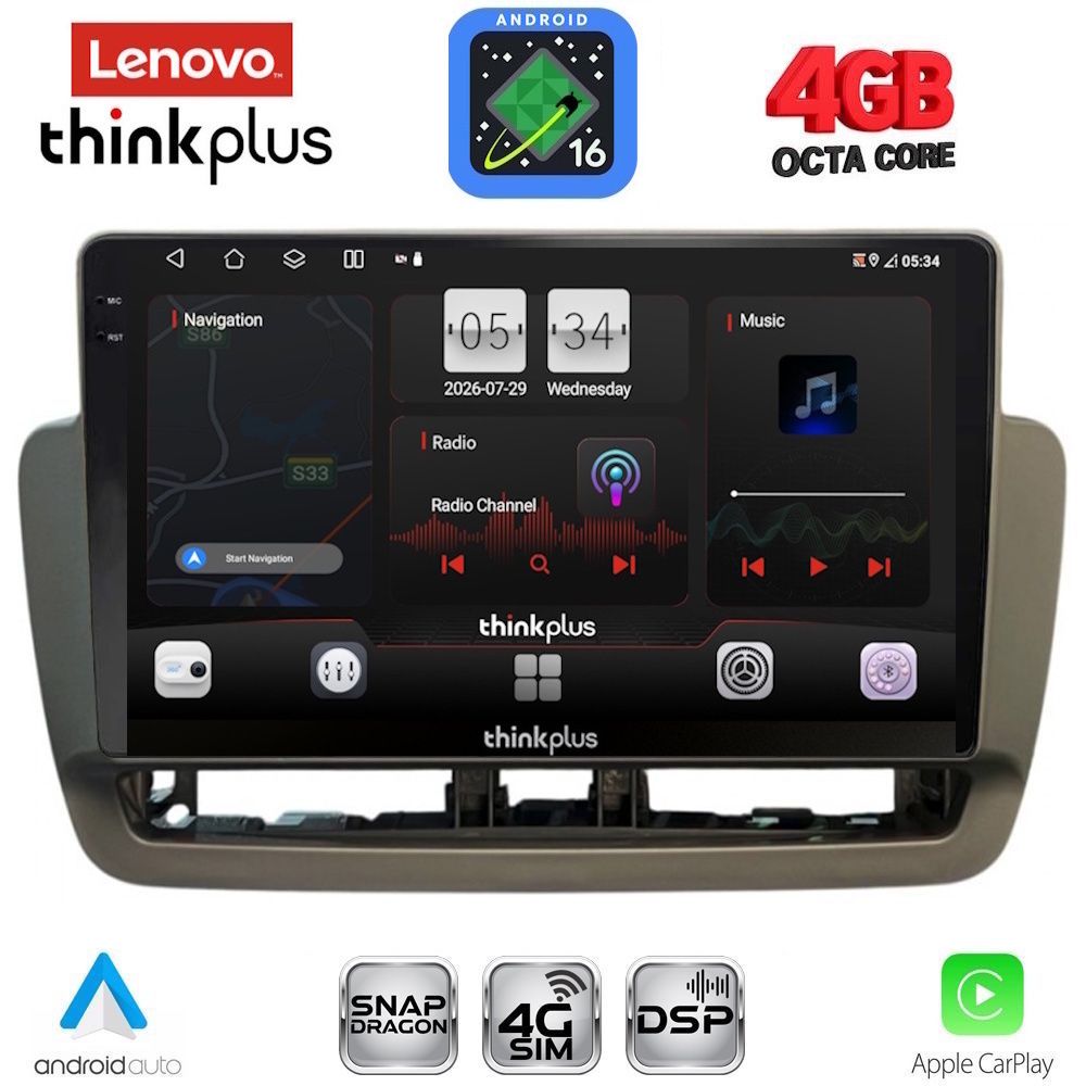 LENOVO LTG 7572_CPA (9inc) MULTIMEDIA TABLET for SEAT IBIZA mod. 2012-2015