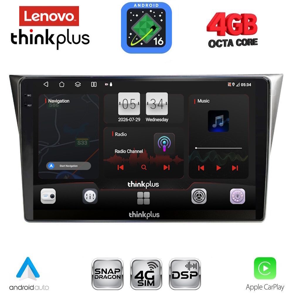 LENOVO LTG 7659_CPA (9inc) MULTIMEDIA TABLET for SUBARU IMPREZA mod. 2002-2008