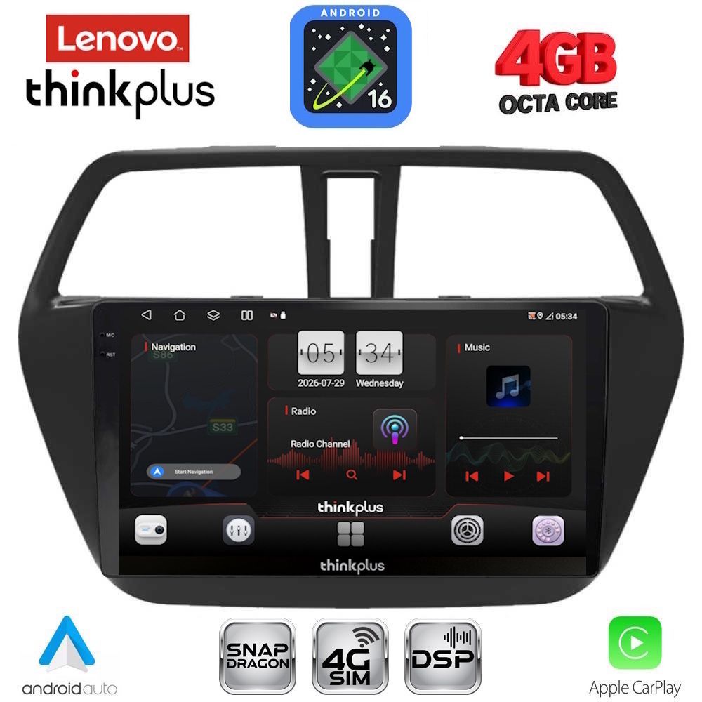 LENOVO LTG 7689_CPA (9inc) MULTIMEDIA TABLET for SUZUKI SX4 S-CROSS mod. 2014-2021