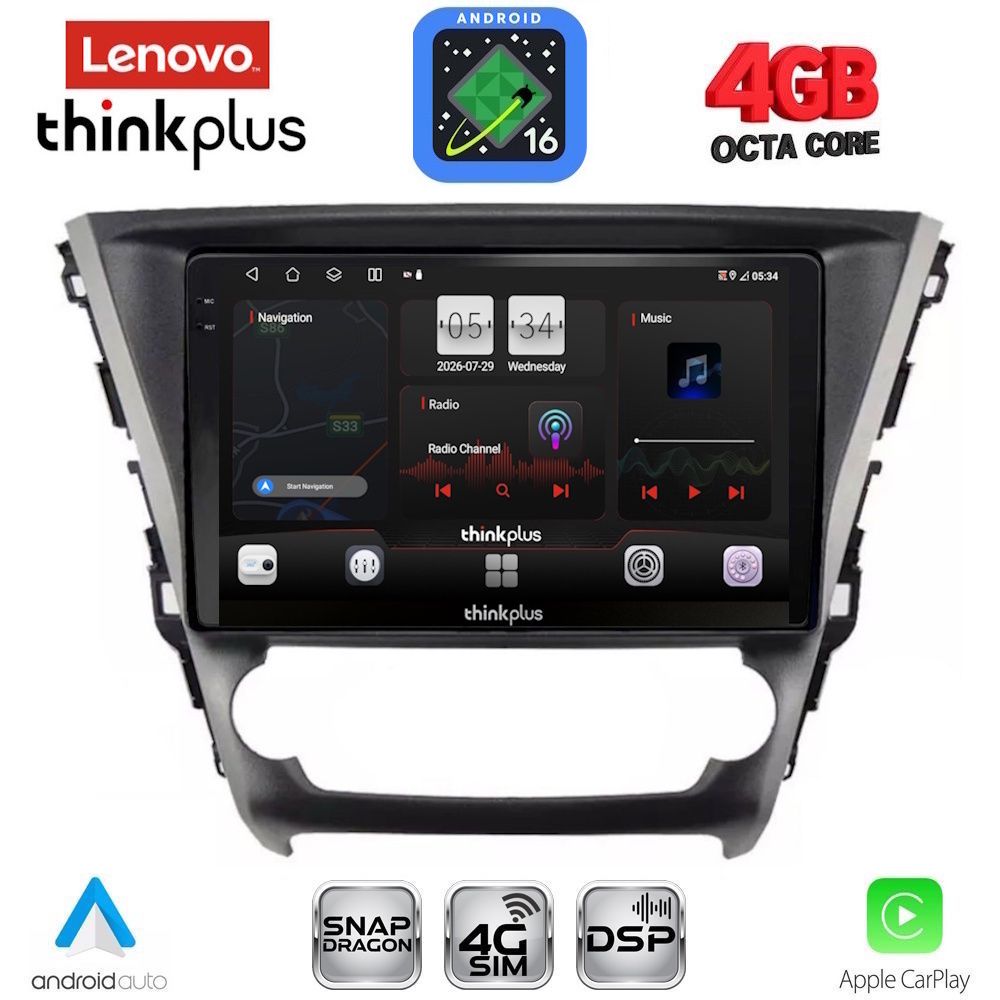 LENOVO LTG 7706_CPA (10inc) MULTIMEDIA TABLET for TOYOTA AVENSIS mod. 2016-2019