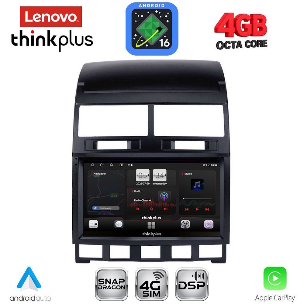 LENOVO LTG 7765_CPA (9inc) MULTIMEDIA TABLET for VW TOUAREG mod. 2003-2011