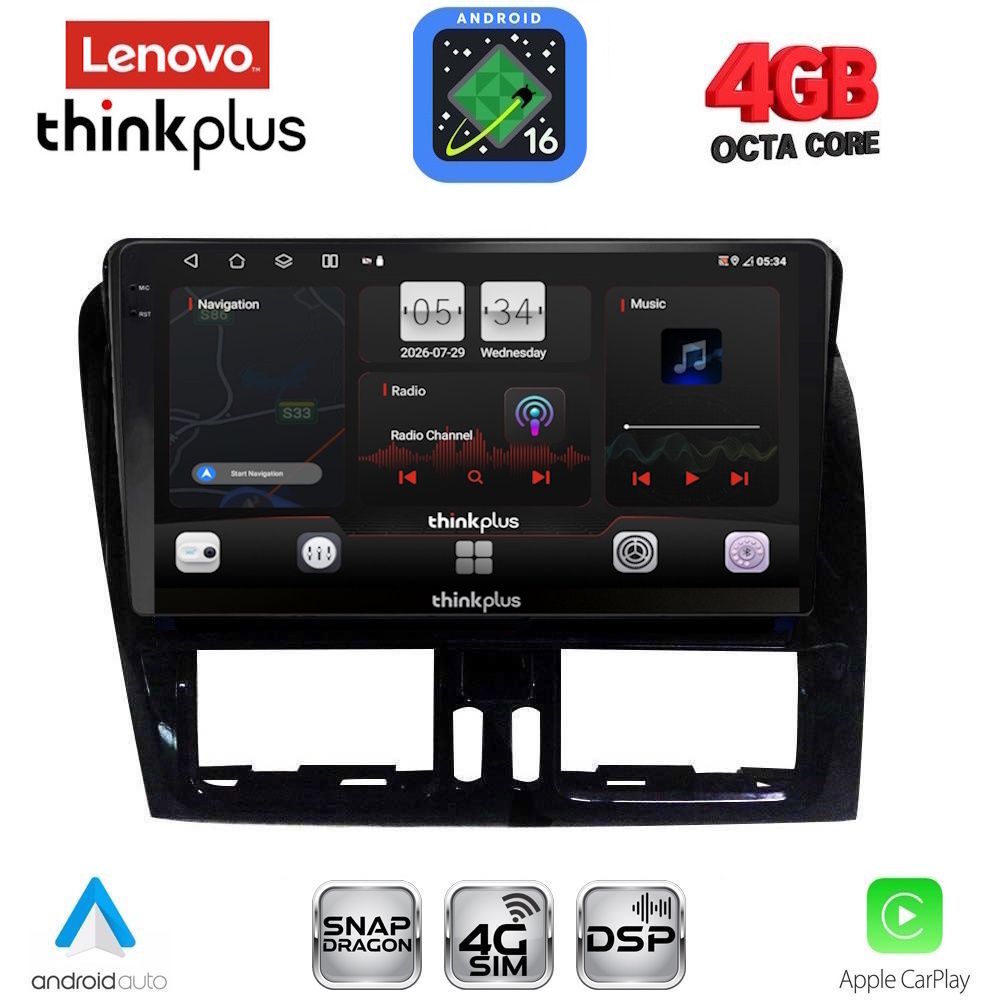 LENOVO LTG 7787_CPA (9inc) MULTIMEDIA TABLET for VOLVO XC60 mod. 2009-2017