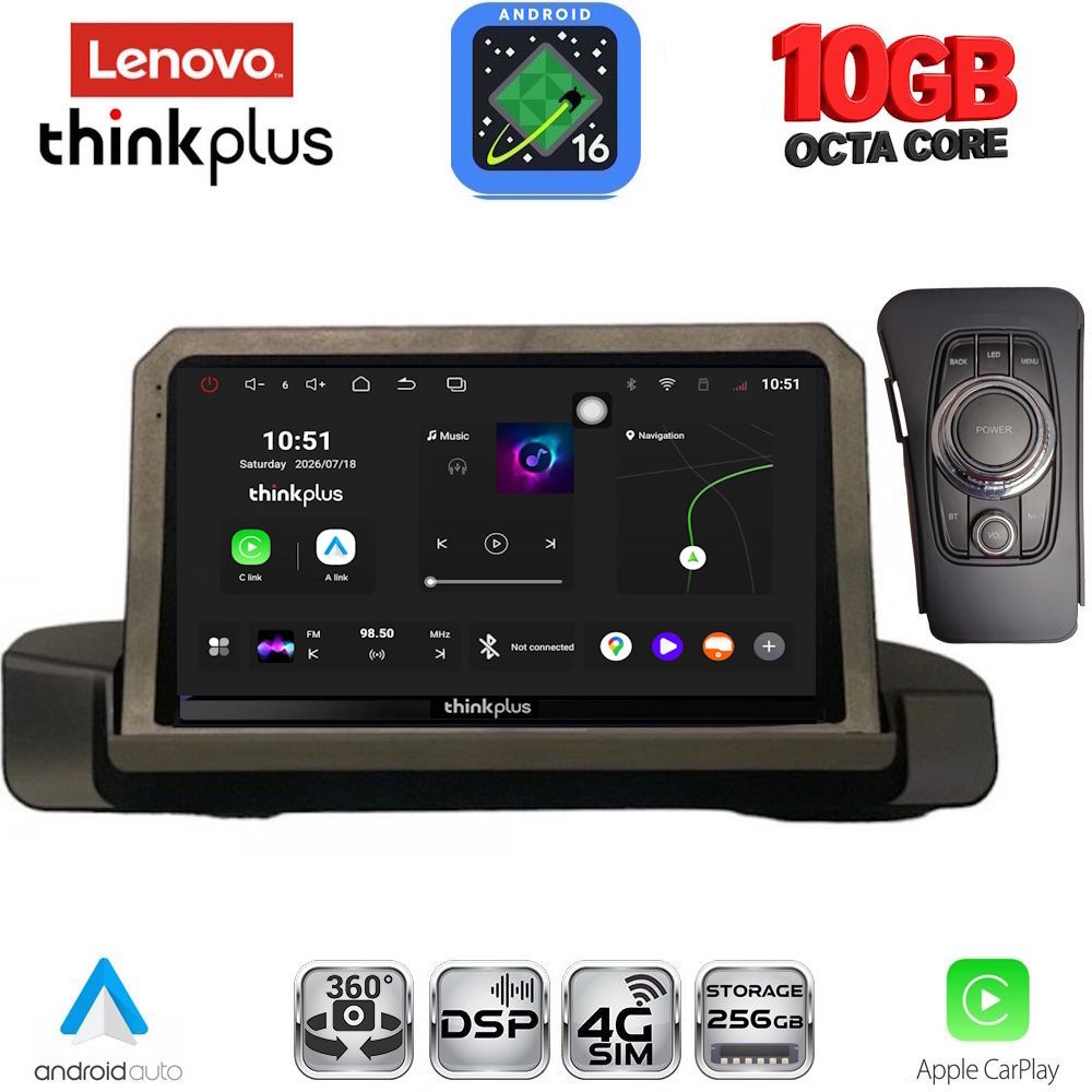 LENOVO LTM 11044_CPA (9inc) MULTIMEDIA TABLET for BMW S.3 (E90-91-92) mod. 2005-2012