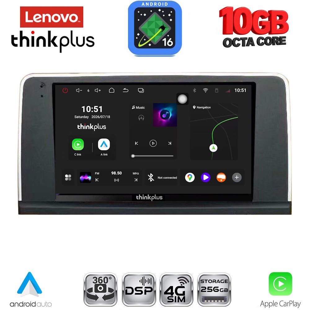 LENOVO LTM 11050_CPA (9inc) (NBT) MULTIMEDIA TABLET for BMW S.3-4 (F30-32) mod. 2012-2018