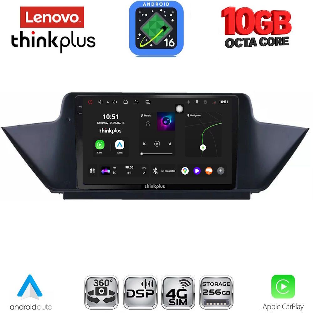 LENOVO LTM 11056_CPA (10inc) MULTIMEDIA TABLET for BMW X1 mod. 2009-2015