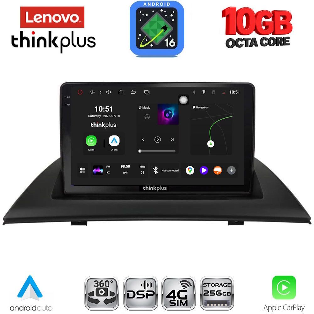 LENOVO LTM 11058_CPA (9inc) MULTIMEDIA TABLET for BMW X3 (E83) mod. 2003-2010