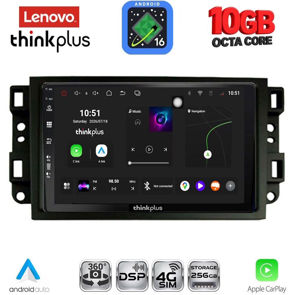 LENOVO LTM 11069_CPA (10inc) MULTIMEDIA TABLET for GMC ALL mod. 2004-2012