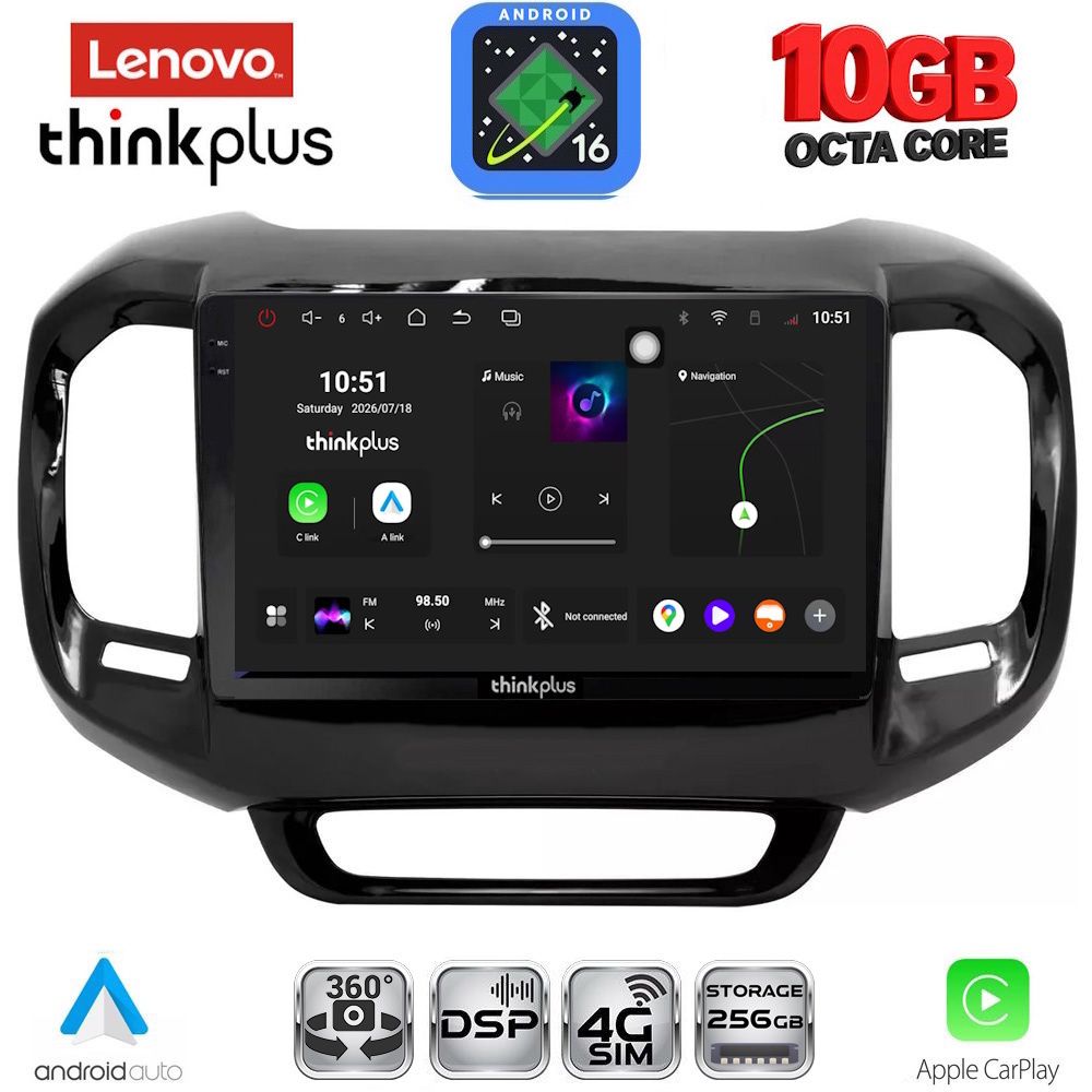 LENOVO LTM 11127_CPA (9inc) MULTIMEDIA TABLET for FIAT TORO mod. 2017-2026
