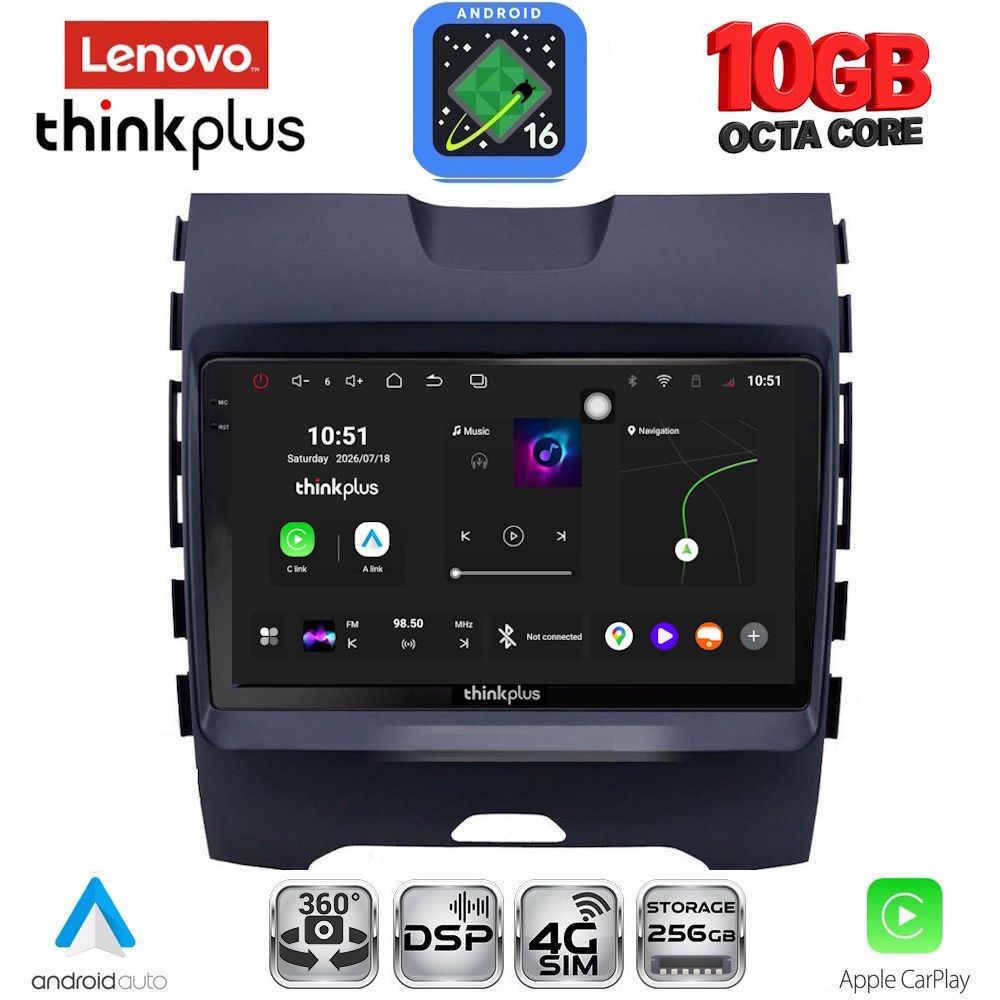 LENOVO LTM 11152_CPA (9inc) MULTIMEDIA TABLET for FORD EDGE mod. 2015-2023