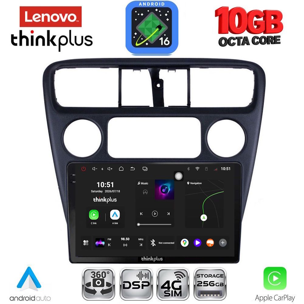 LENOVO LTM 11181_CPA (9inc) MULTIMEDIA TABLET for HONDA ACCORD COUPE mod. 1998-2004