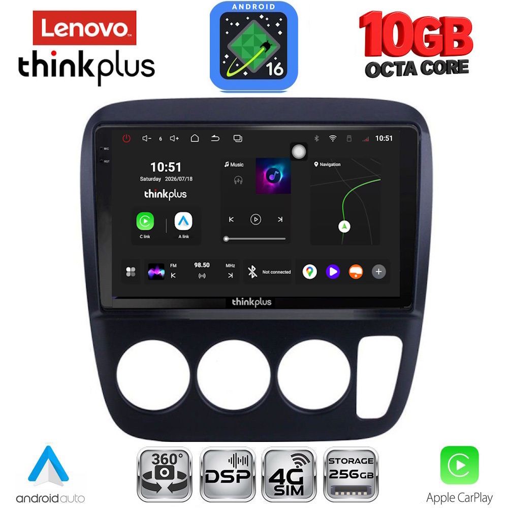 LENOVO LTM 11196_CPA A/C (9inc) MULTIMEDIA TABLET for HONDA CRV mod. 1996-2006