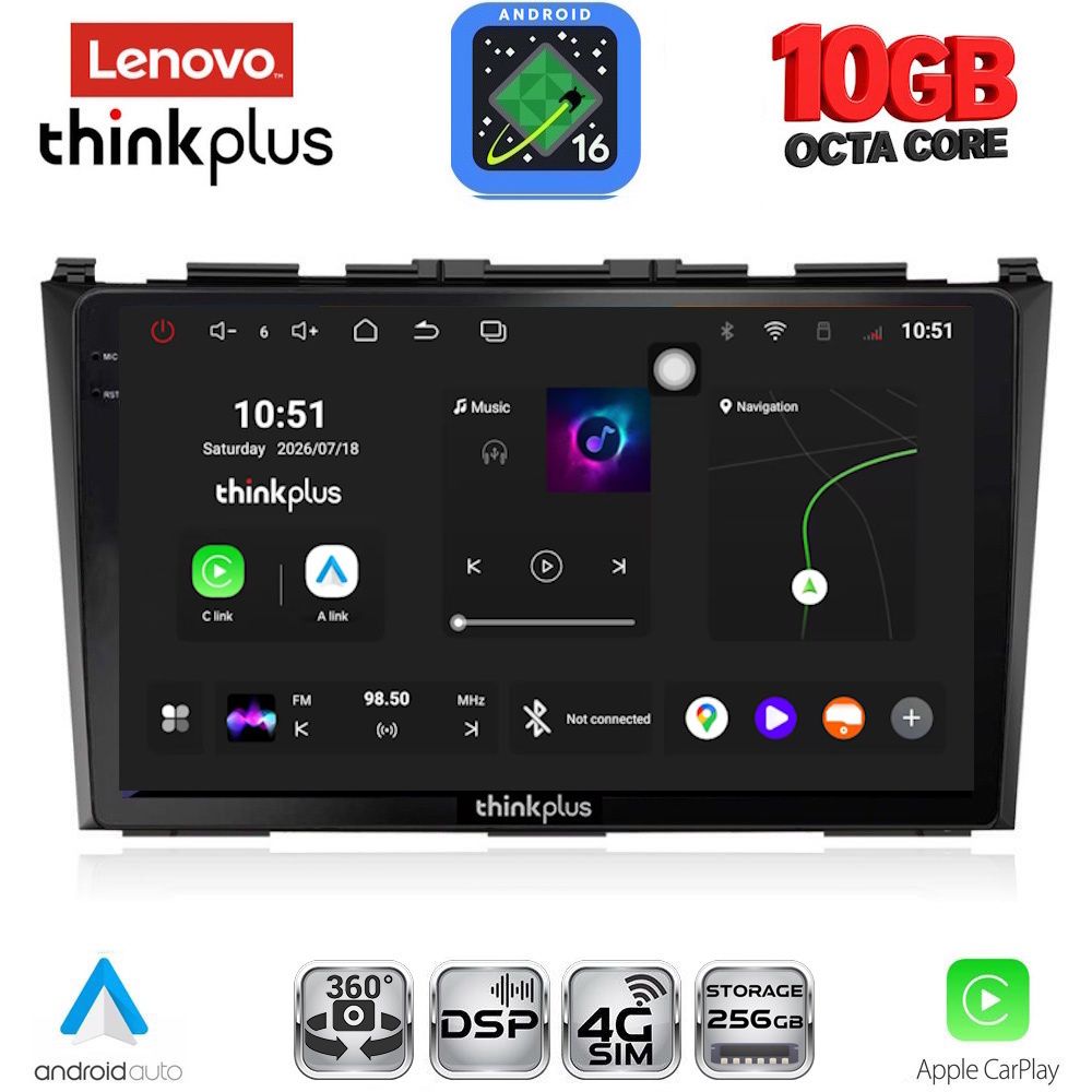 LENOVO LTM 11197_CPA (9inc) MULTIMEDIA TABLET for HONDA CRV mod. 2006-2012