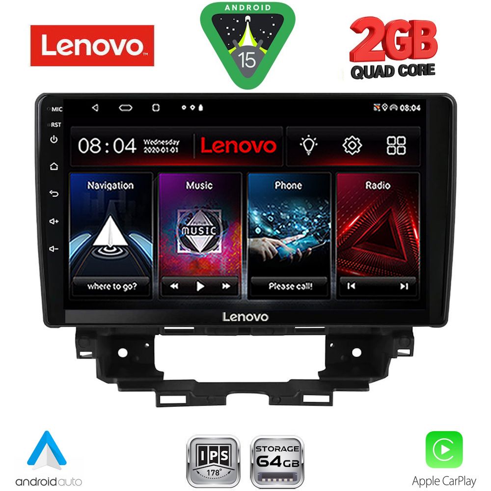 LENOVO LVD 2557_CPA (10inc) MULTIMEDIA TABLET for RENAULT KANGOO mod. 2021+