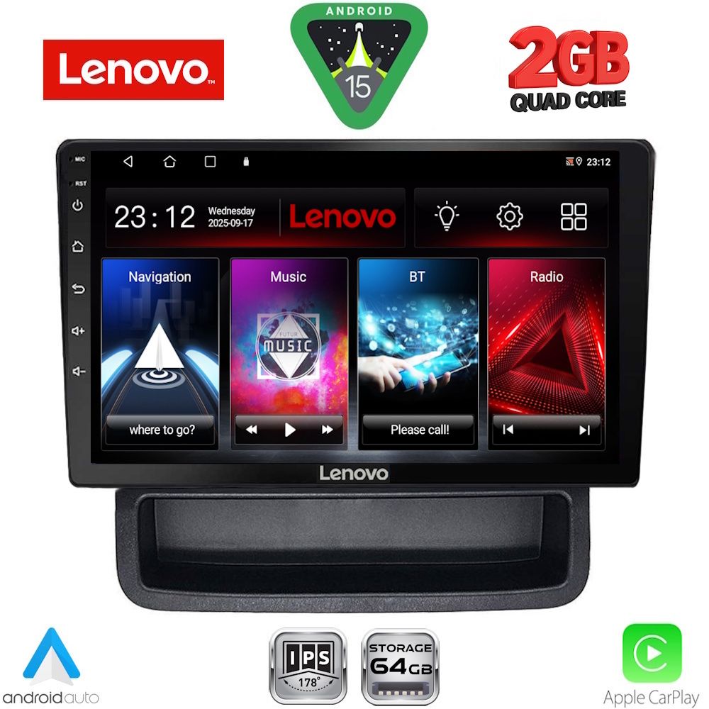 LENOVO LVD 2558B_CPA (10inc) MULTIMEDIA TABLET for OPEL VIVARO – RENAULT TRAFIC - NISSAN PRIMASTAR mod. 2004-2015