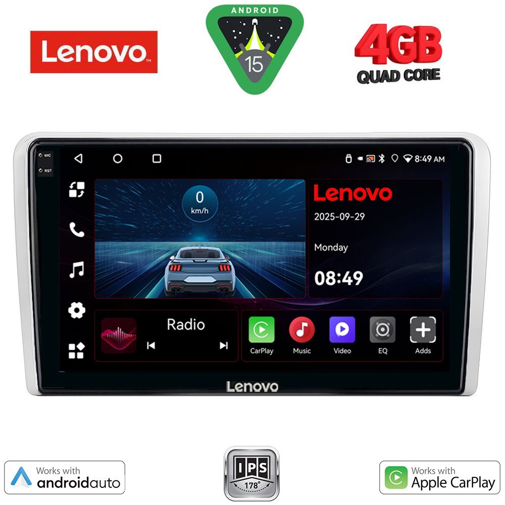 LENOVO LVE 8481SL_CPAA (9inc) MULTIMEDIA TABLET for OPEL ALL mod. 2004-2014 (SILVER) LENOVO LVE 8481SL_CPAA (9inc) MULTIMEDIA TABLET for OPEL ALL mod. 2004-2014 (SILVER)